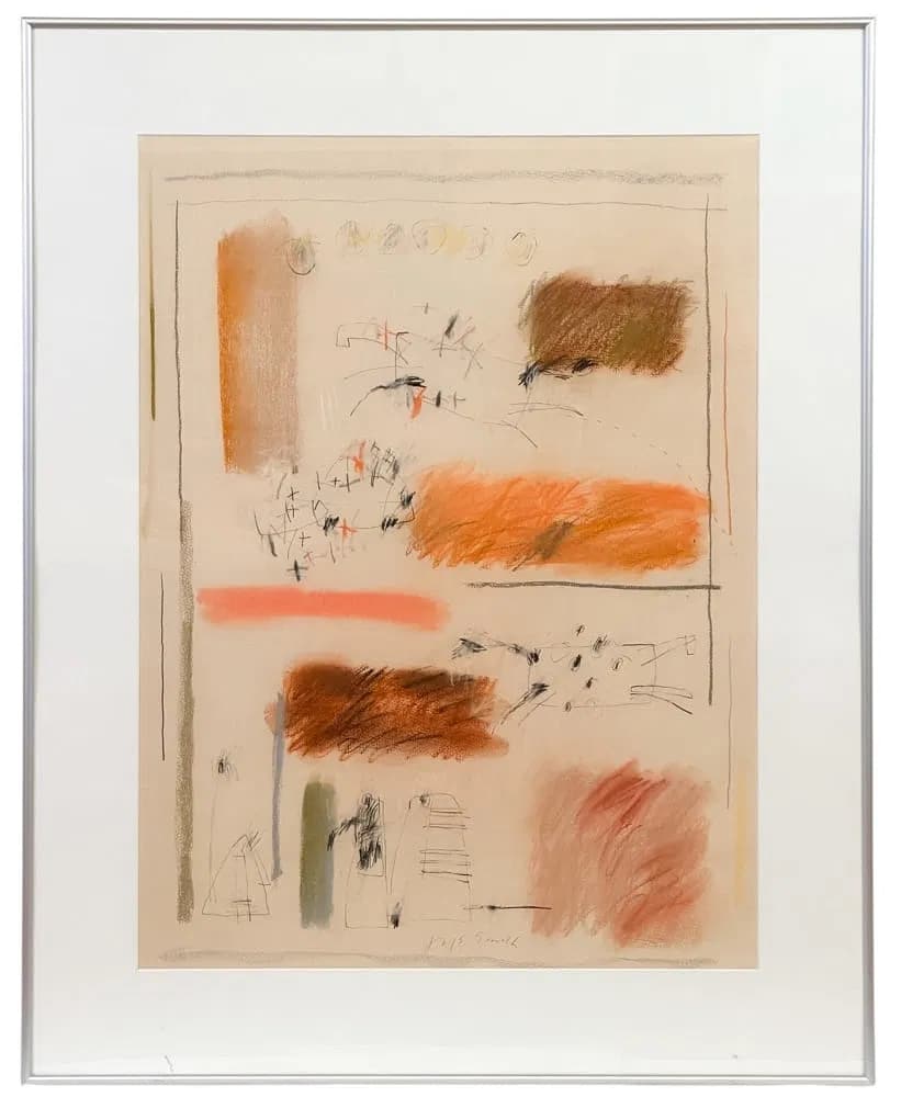 Jaune Quick-to-See Smith, Porcupine Ridge Series, 1979, pastel and graphite on paper