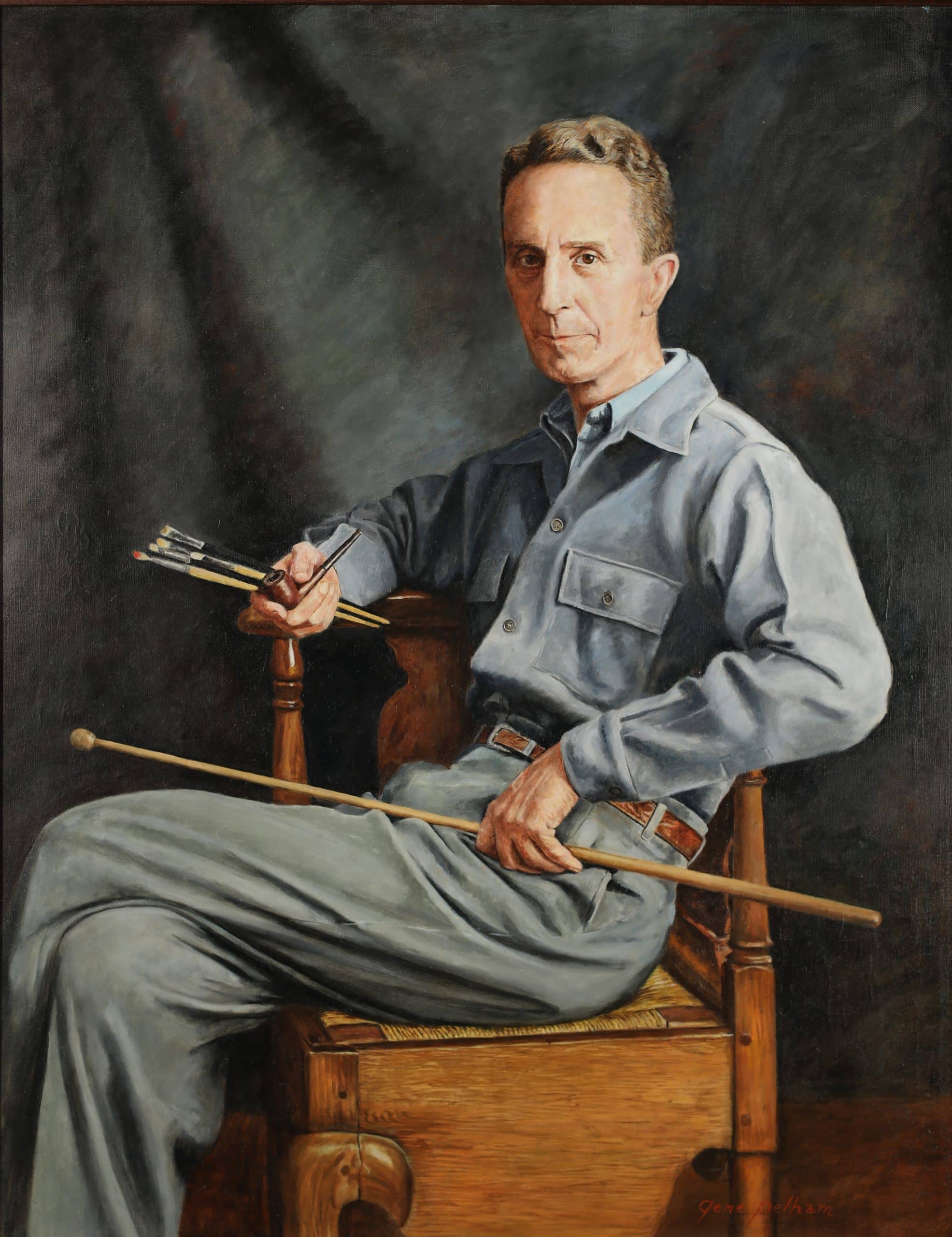 Pelham Portrait of Norman Rockwell Norman Rockwell Museum scaled