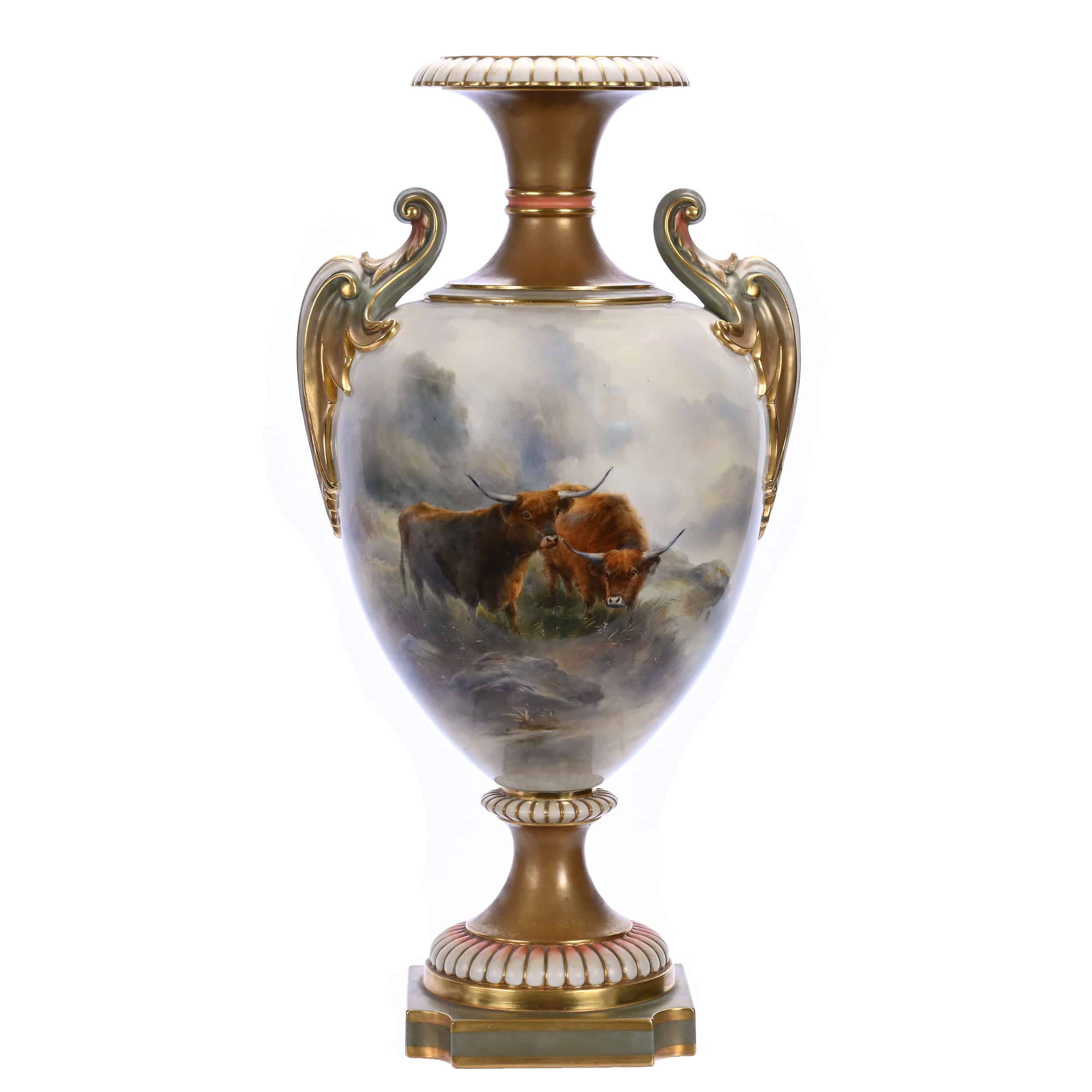 Royal Worcester urn