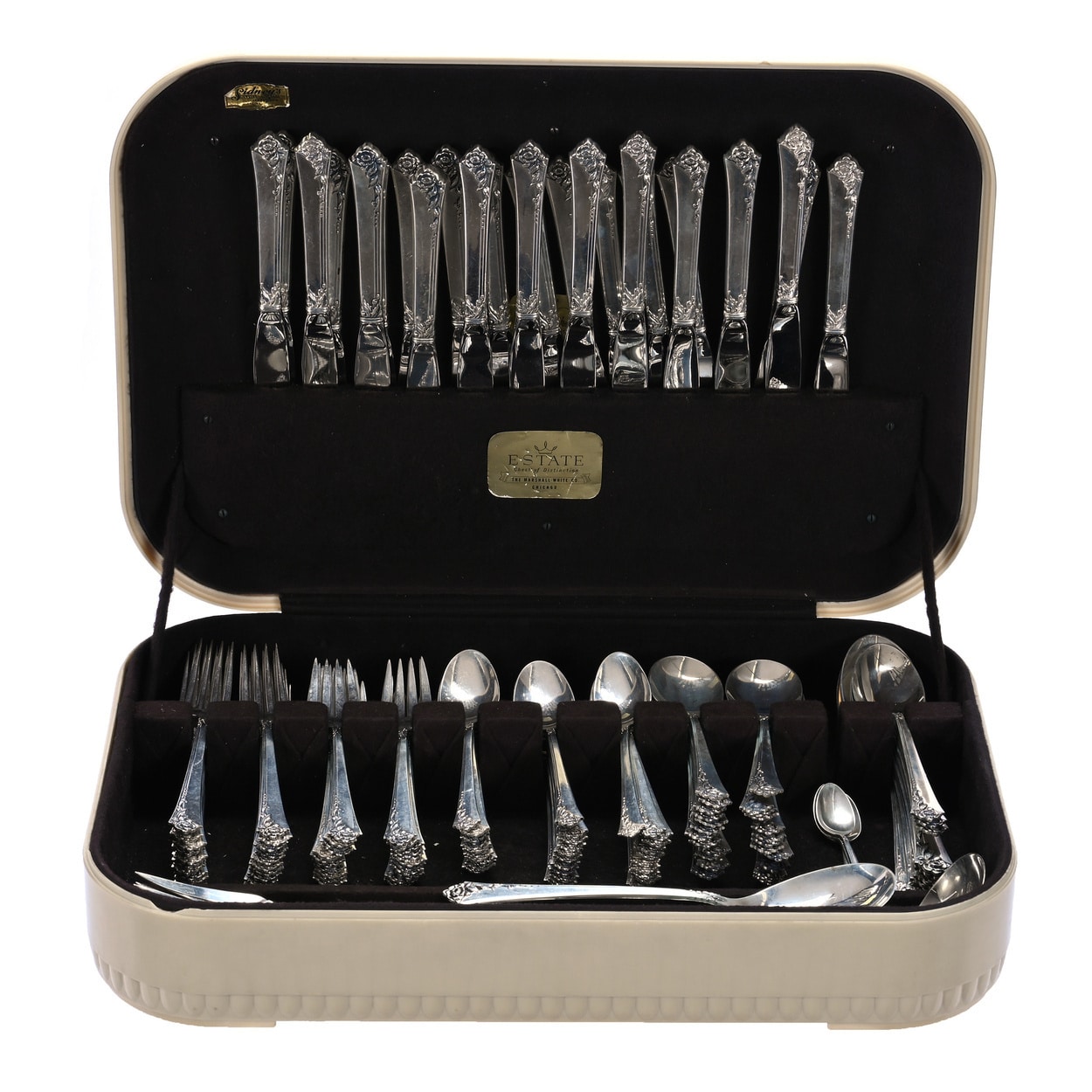 Sterling flatware set