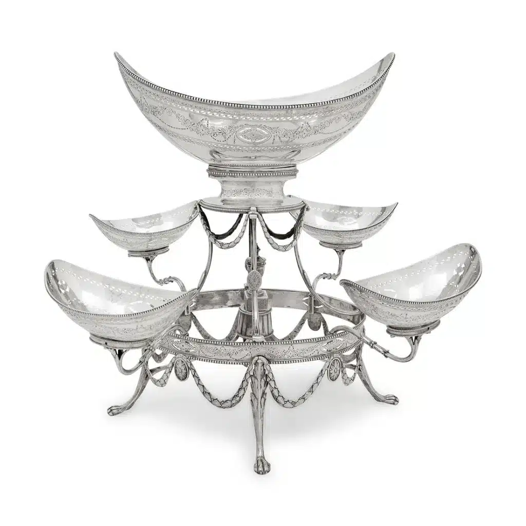 silver serving