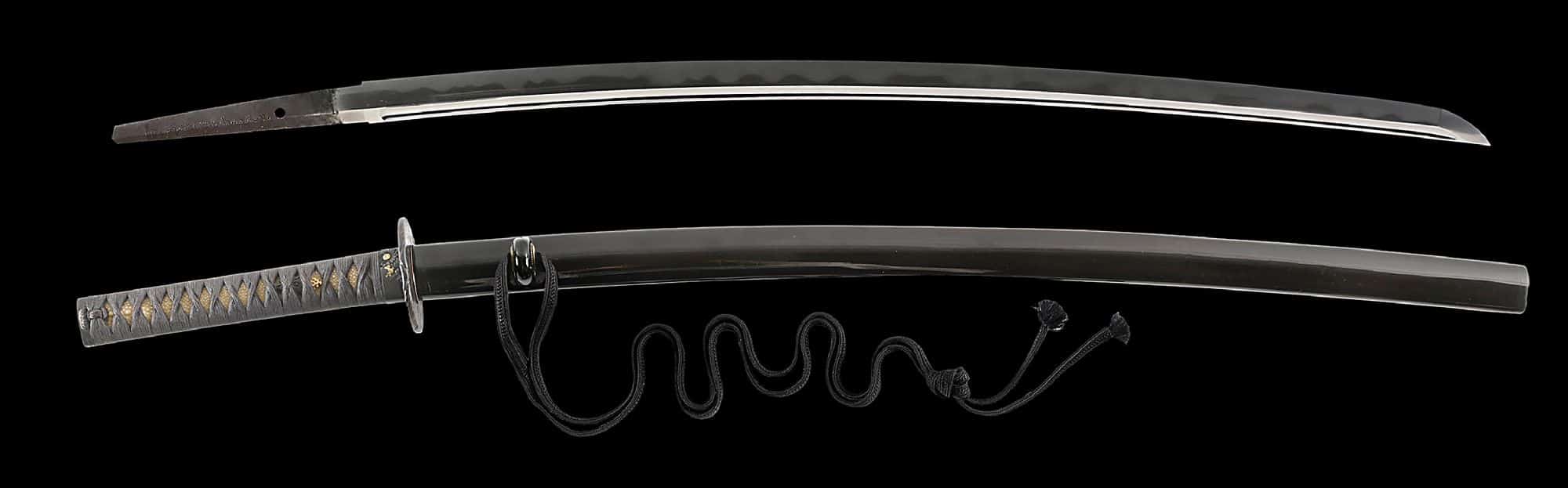 Izumi no Kami Owari Nobuie katana with mounts and NBTHK papers