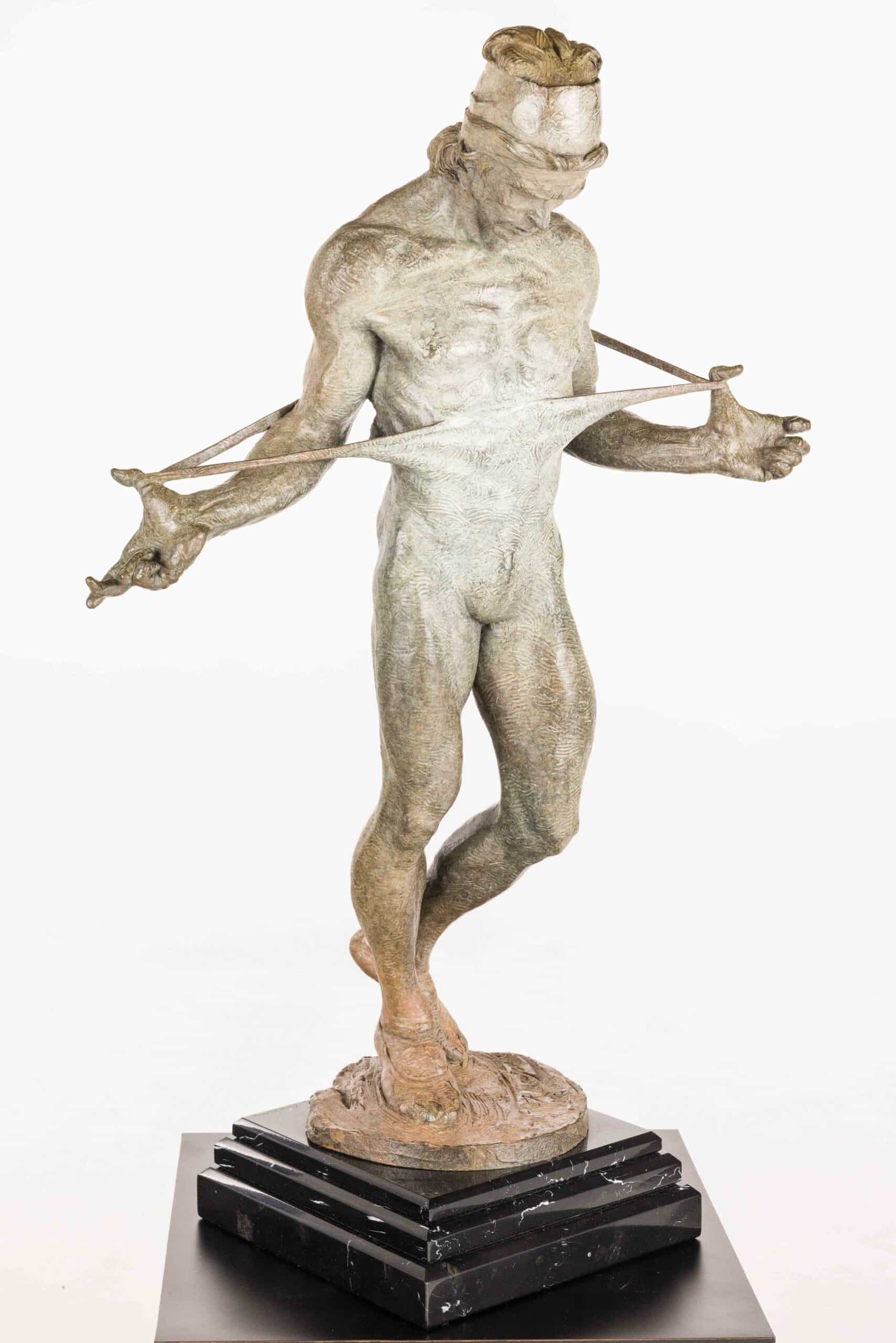 Richard MacDonald, Nureyev Half-Life, patinated bronze